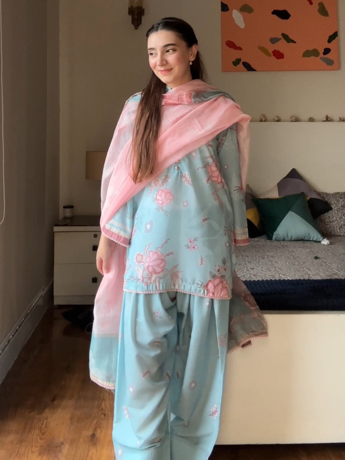 Chandni Emb 3pc