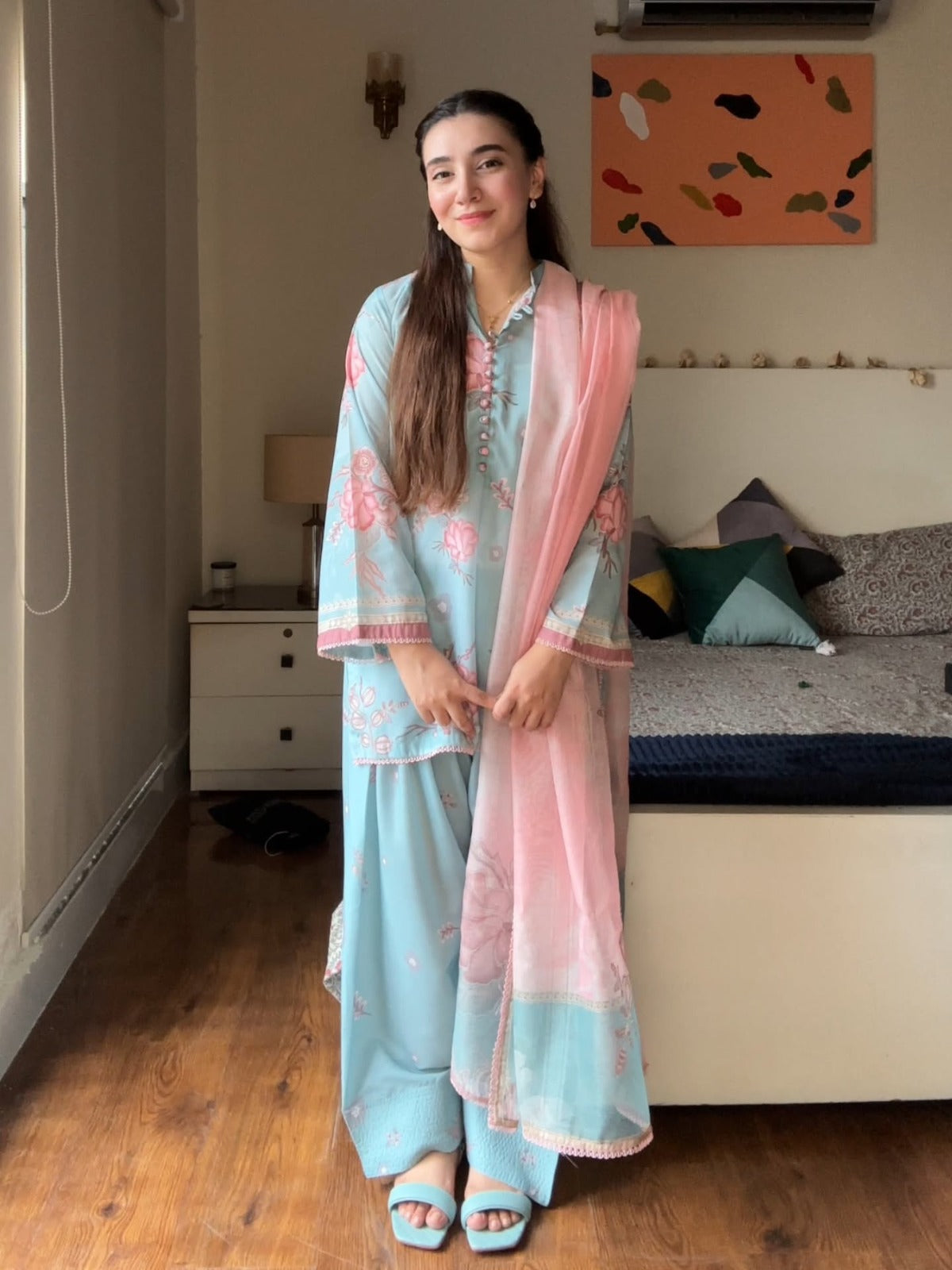 Chandni Emb 3pc