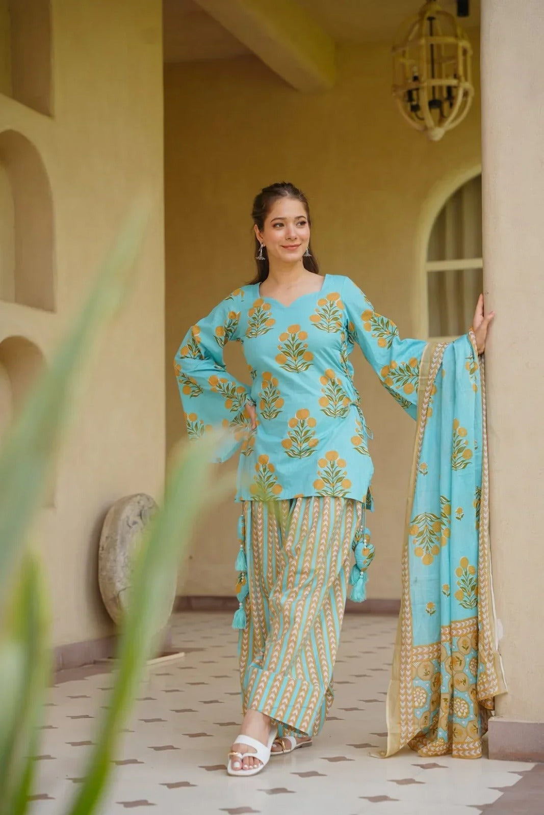 Nirvi Printed 3pc – Falak Collection